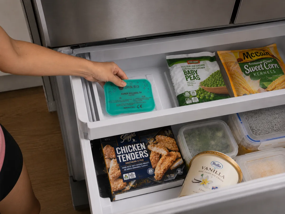Chill it in the freezer
